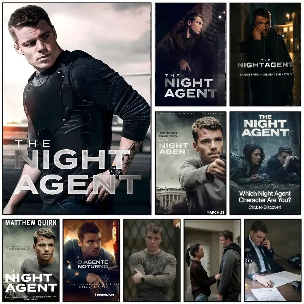 thrilling show T-The Night Agent Poster Modern Home Decoration Interior Design & Contemporary Wall Art Collection