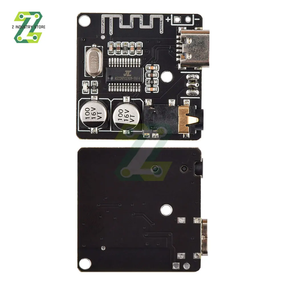 VHM-314 Bluetooth Audio Decoder Board MP3 Bluetooth Audio Receiver Module with 3.5MM Headphone Jack Audio Player Module