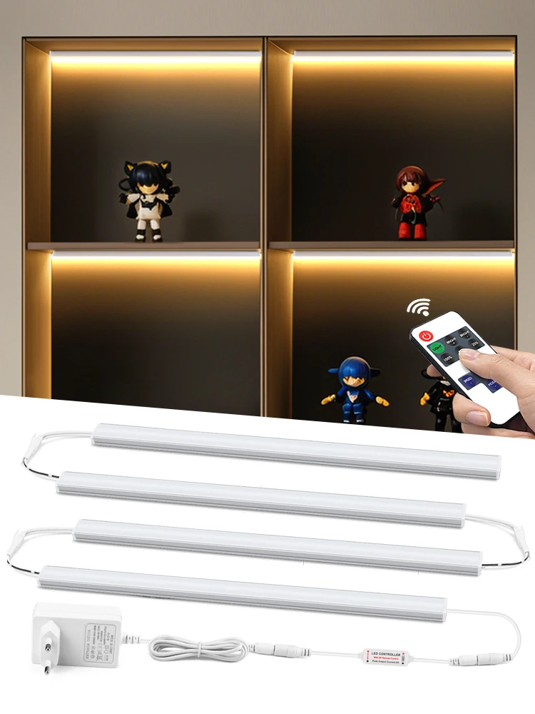 

Лента с дистанционным управлением, светодиодные фонари, регулируемая яркость серии, соединительный светильник, алюминиевый бар, светильник для шкафа, лампа для гардероба, подсветка для кухни