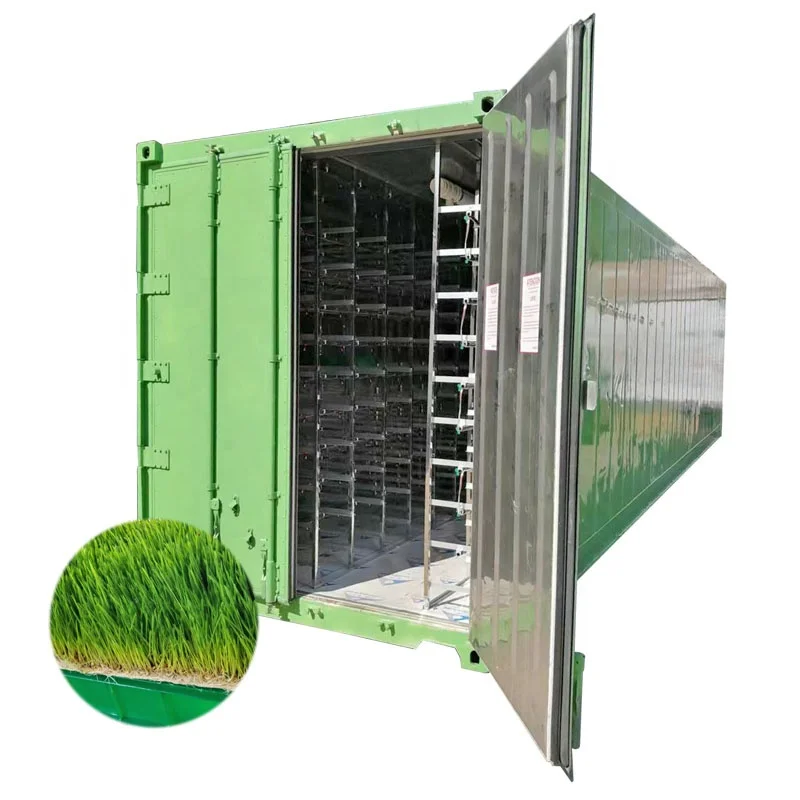 Plant Seedling Equipment Fodder Growing System Hydroponic Farm Container for Forage Grass