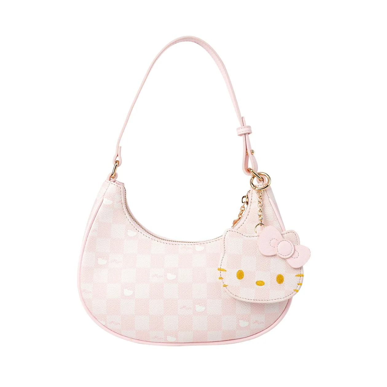 

Sanrio Purses and Handbags Hello Kitty Bags PU Clear Pouch for Women Melody Kawaii Wallet Cartoon Cute Kuromi Shoulder Cases