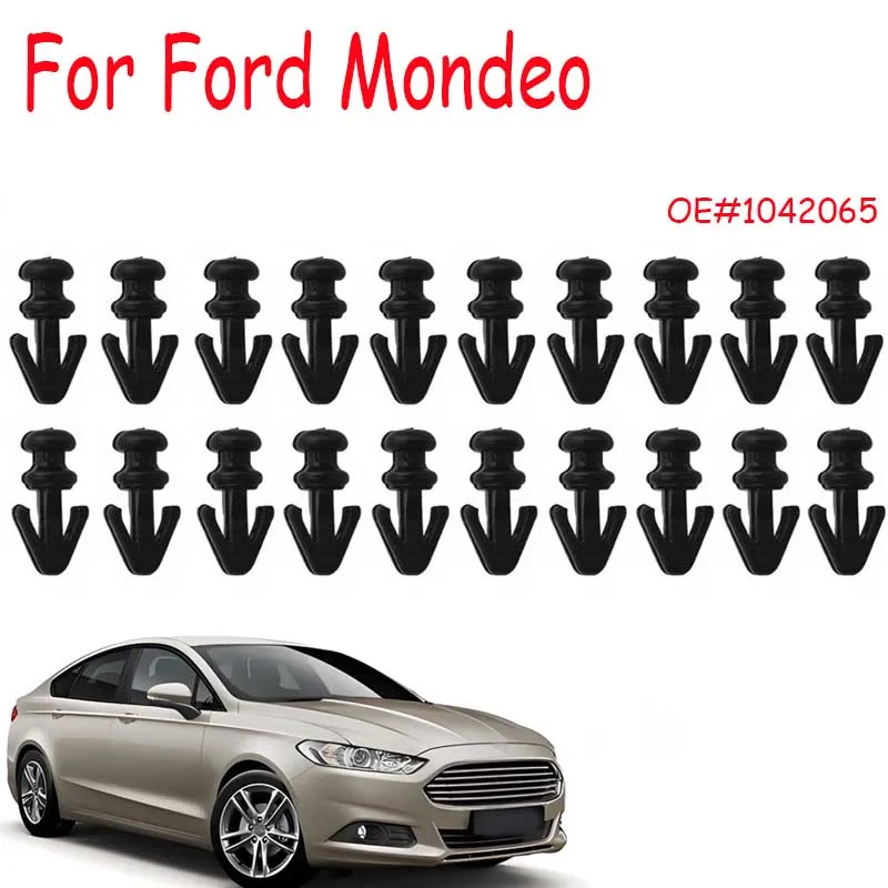 

20X 1042065 Заклепки для уплотнительной ленты двери, идеально подходят для Ford Mondeo 1996-2013 и Scorpio 1994-1998 | Надежное решение для крепления порогов дверей