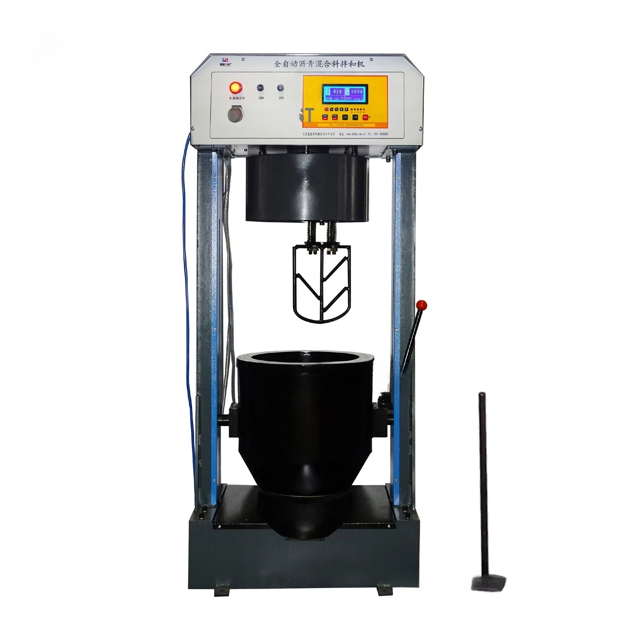 20L 30L Automatic Bitumen Vertical Small  Asphalt Mixture Mixer Automatic Laboratory
