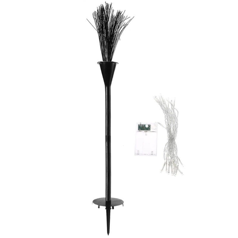 652F Pre-lit Halloween Witches Brooms Light Halloween Venue Decorations