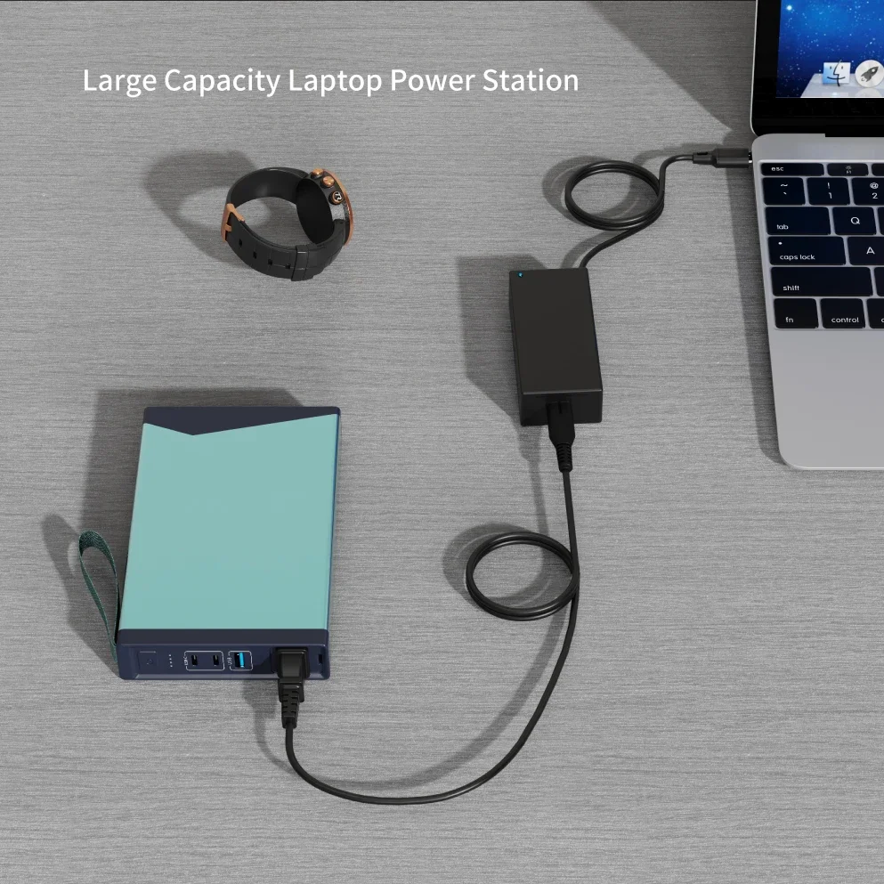 Portable Power Station 100W Outdoor Mobile Energy Power Supply Power Bank AC/DC/USB charging