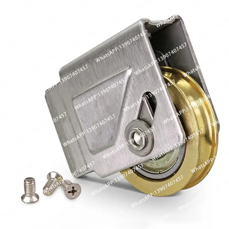 2PC stainless steel doors and windows pure copper roller ball bearing hardware accessories type 73
