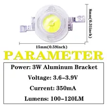 LED Diodes 1W 3W for Flashlights #3