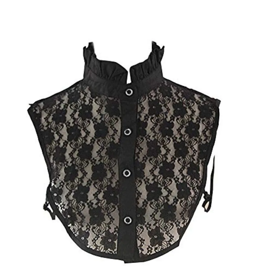 

YAKEF Lady alf-Sirt Blou Detacable Lace Con Fake Collars Dicky Collar F Collar
