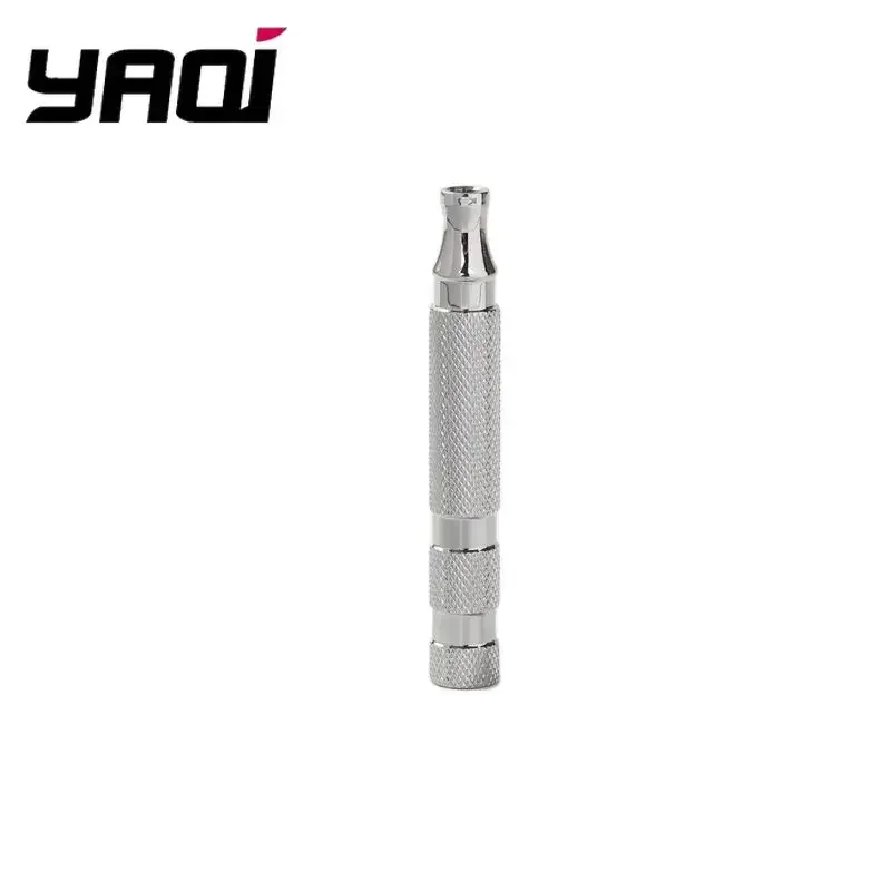 YAQI Polished 303 Stainless Steel Safety Razor Handle for Men - Smooth Shaving Experience