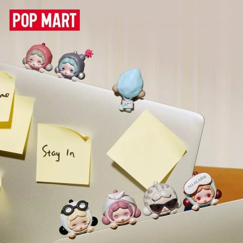 Image of POPMART POP ATTACH SKULLPANDA Off Mode Serie Mini-Puppe Blindbox Überraschungsbox Spielzeug Anime-Figur Desktop-Dekoration