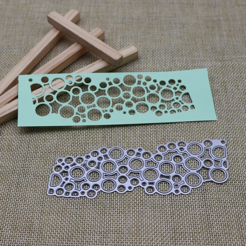 Metal Cutting Dies Dots Frame Irregular Mold Diy Scrapbooking Knife Mould Blade Punch Stencils Paper Card Crafts