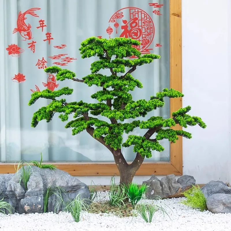 High Level Artificial Pine Tree Decoration Fake Tree Decoration Projects Customized Fast Delivery