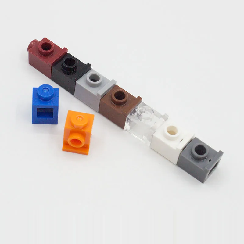 MOC Brick Parts 4070 Brick Modified 1 x 1 with Headlight Classic Piece Building Block Toy Accessory