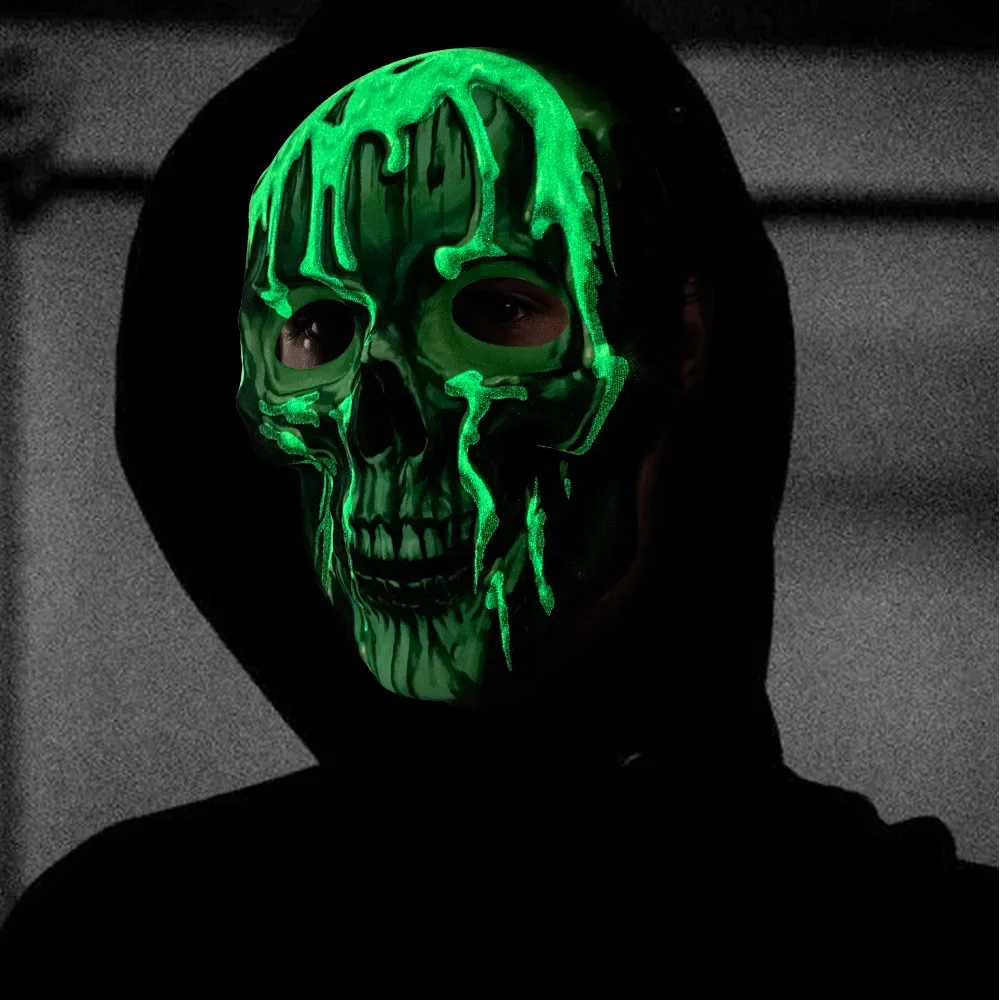 Masque Tête de Mort Phosphorescent Intégral – photo 3