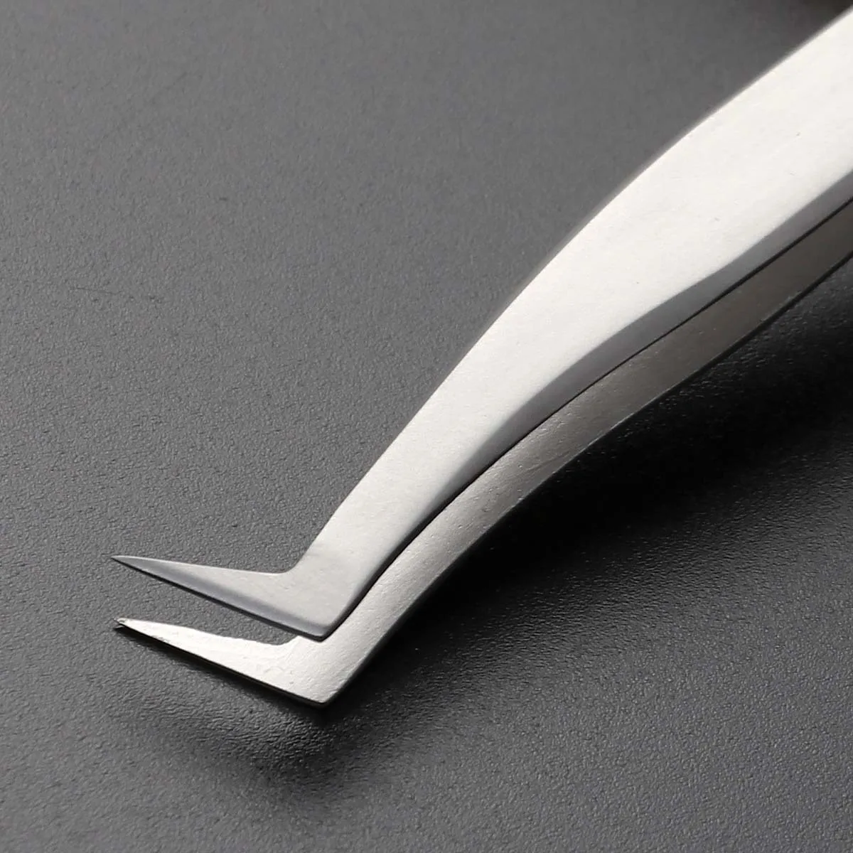 تطعيم الرموش وهمية الملقط الفولاذ المقاوم للصدأ عالية على شكل كليب ماكياج أداة مجموعات الرموش مقاطع مخصصة النساء #4