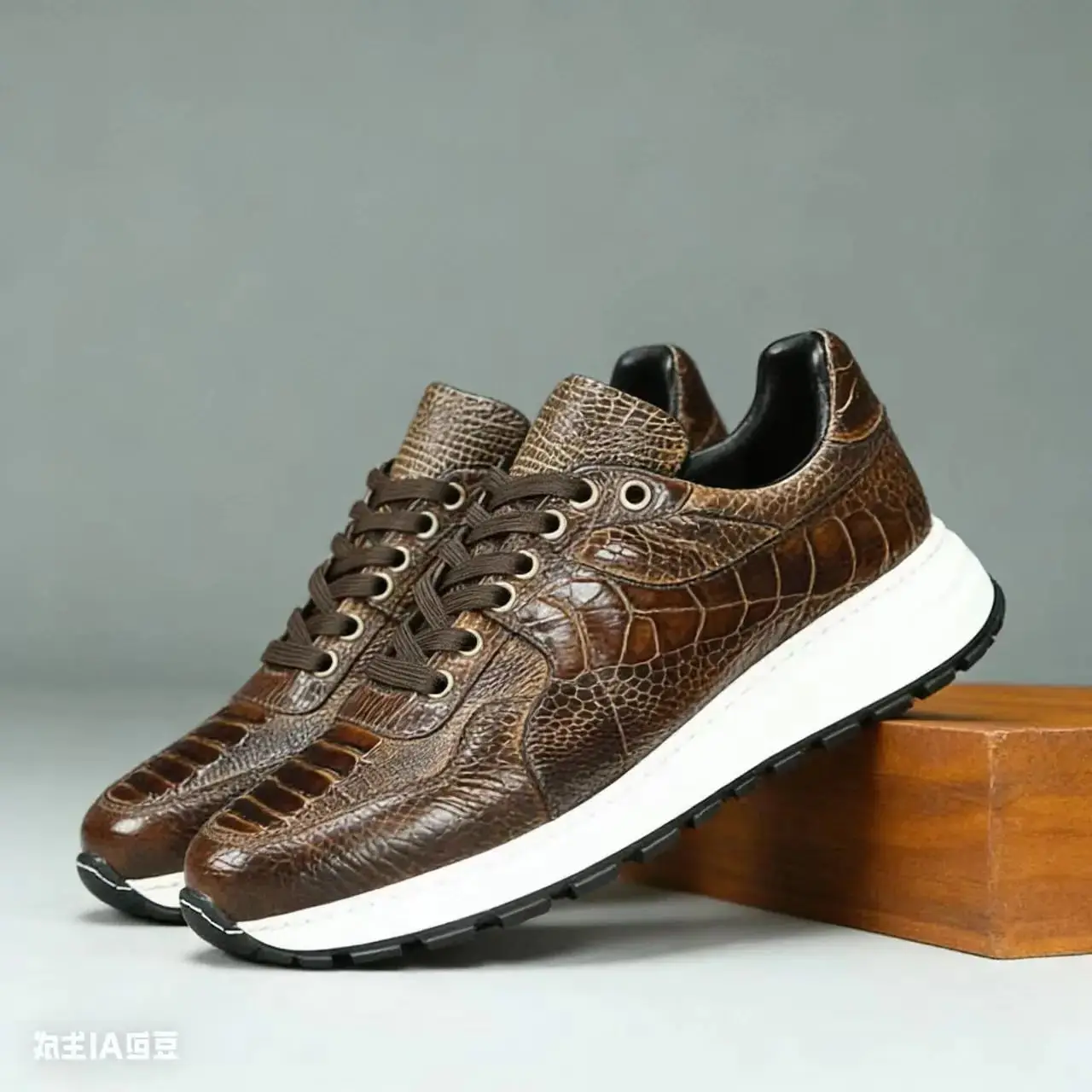 

Новое поступление 2026 года, модная повседневная обувь из страусиной кожи для мужчин, мужские кроссовки из натуральной кожи pdd785