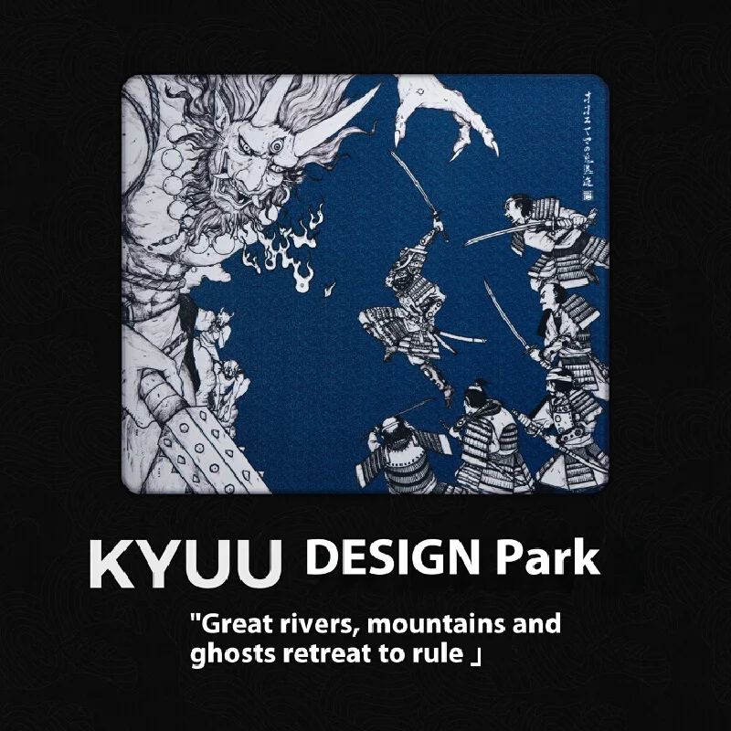 

Kyuu Design Mouse Pad Fine Surface Control Well Slimflex Mouse Pad Electronic Sports Gaming Mouse Pad Japanese Culture Product