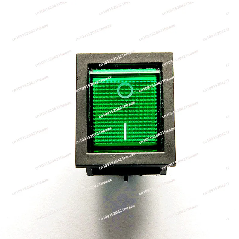 

Suitable for Large boat switch KCD4-201 green 4 feet 2 stall lights with rocker 16A / 250V