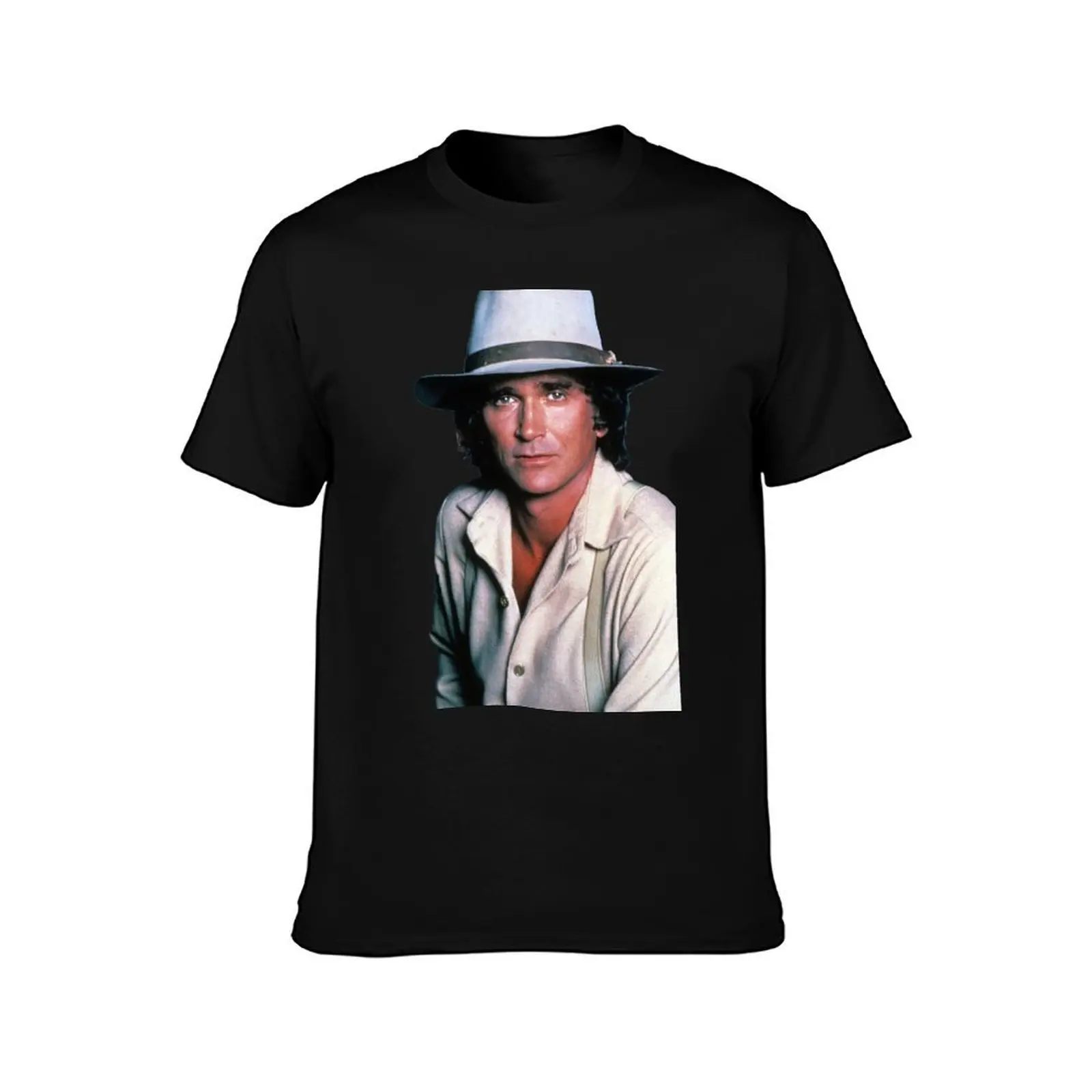 michael landon T-Shirt Summer Casual Cotton Tee Oversized Streetwear Tops Vintage Graphic Print Loose Fit Short Sleeve