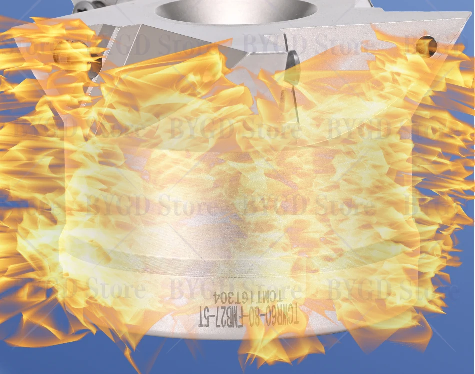 BYGD TCWR60 DCWR60 TCWR DCWR 60-Grad-Schneidkopf TC16MT16T304 Hartmetall-Einsatz für FMB FMB22 Werkzeughalterhalterung – Detail 7