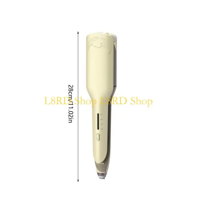 L8RD 2Barrels Ceramic Hair Waver,Beachy Waving Wand Hair Iron,Anti-Scald Hair Crimper - view 6
