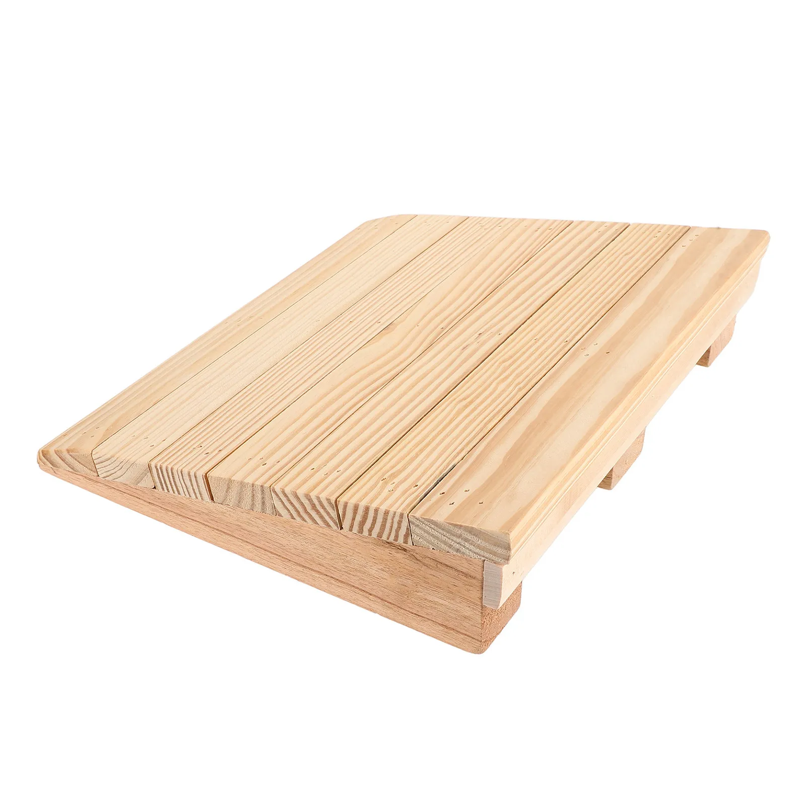 Wood Curb Ramp for Doorways Thresholds Entry Wheelchair Scooter Motorcycle Driveway Garage Sidewalk Portable Accessible Slope