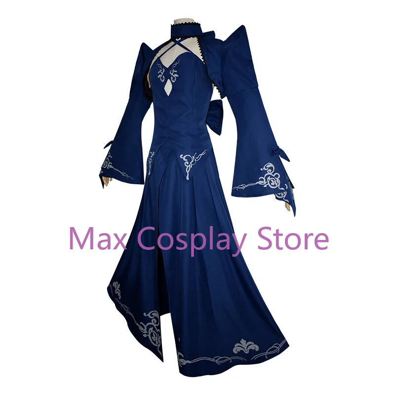 Max Altria Pendragon Cosplay Costume BlackSaber Formal Dress Saber Alter Wig Headgear Halloween FGO Costume Cos Custom size