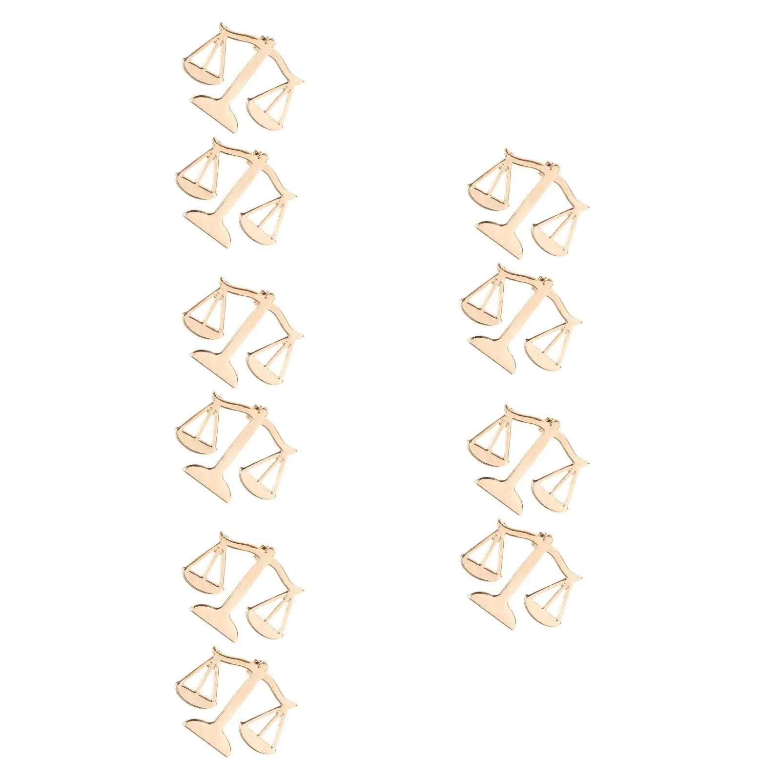 

5pcs 5 PCS Alloy Suit Shirt Brooch Coat Lapel Pin Collar Balance Brooches for Men Jacket