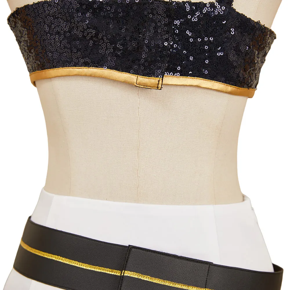 Охотник на демонов KPop, топ для косплея Mila, шорты, женская одежда, вечерние маскировочные костюмы для ролевых игр, карнавальные наряды, костюмы