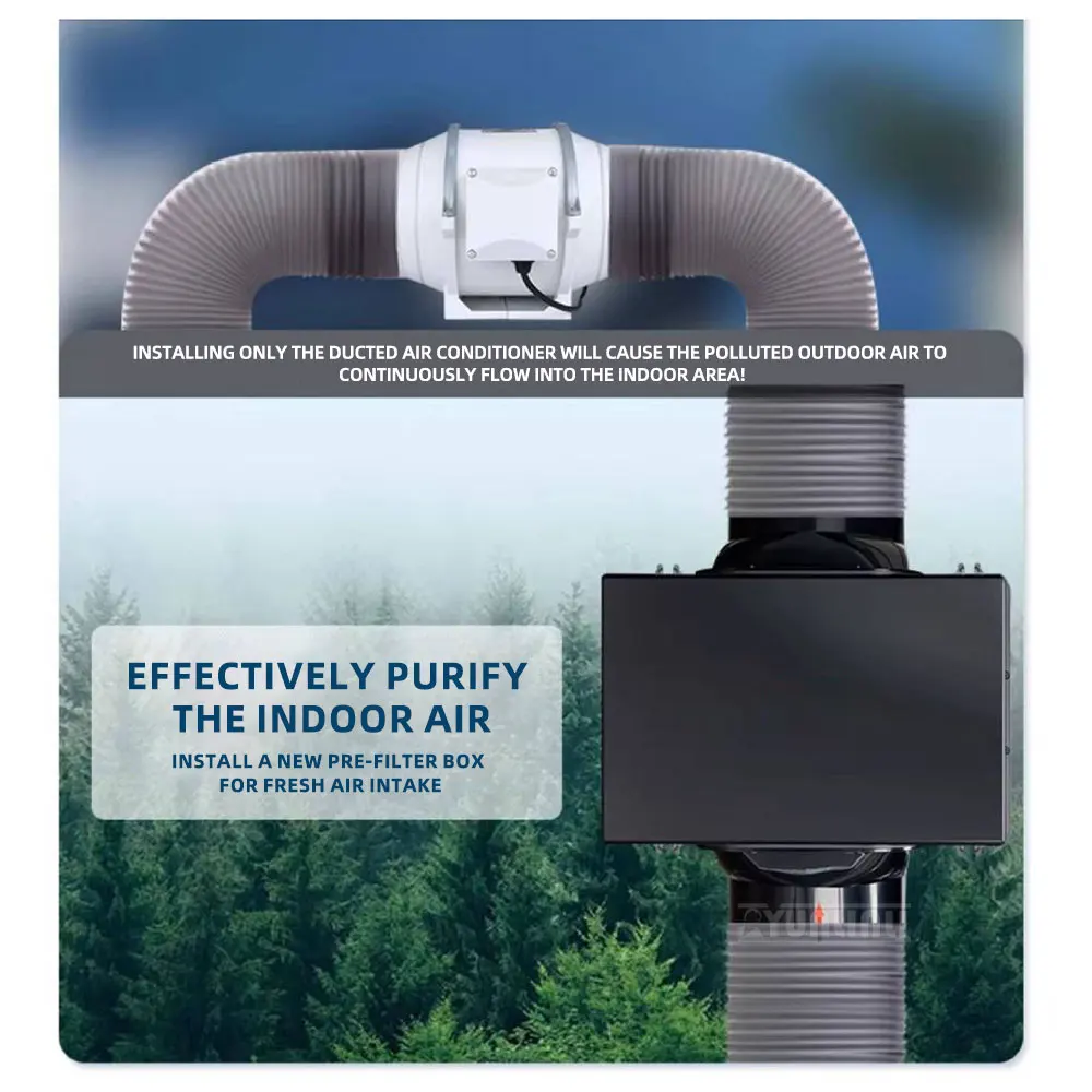 High-Efficiency Filter ,Indoor Air Filtration Unit for Fresh Air Systems,for Dust Removal and  Filtration