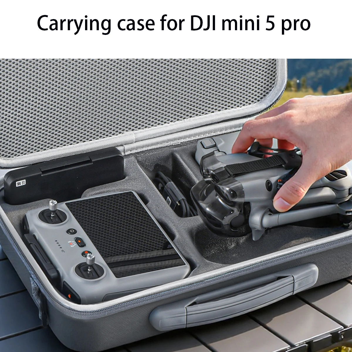 

Портативная сумка STARTRC PHOTO для DJI Mini 5 Pro Fly More Combo, жесткий кейс для хранения аксессуаров для дронов