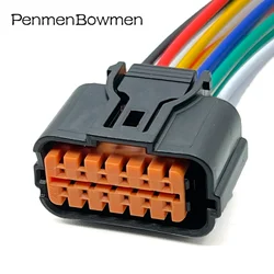 1 Set 12 Pin Car Back View Camera Waterproof Electrical Cable Connectors Waterproof Female Wire Harness Plug HP285-12021