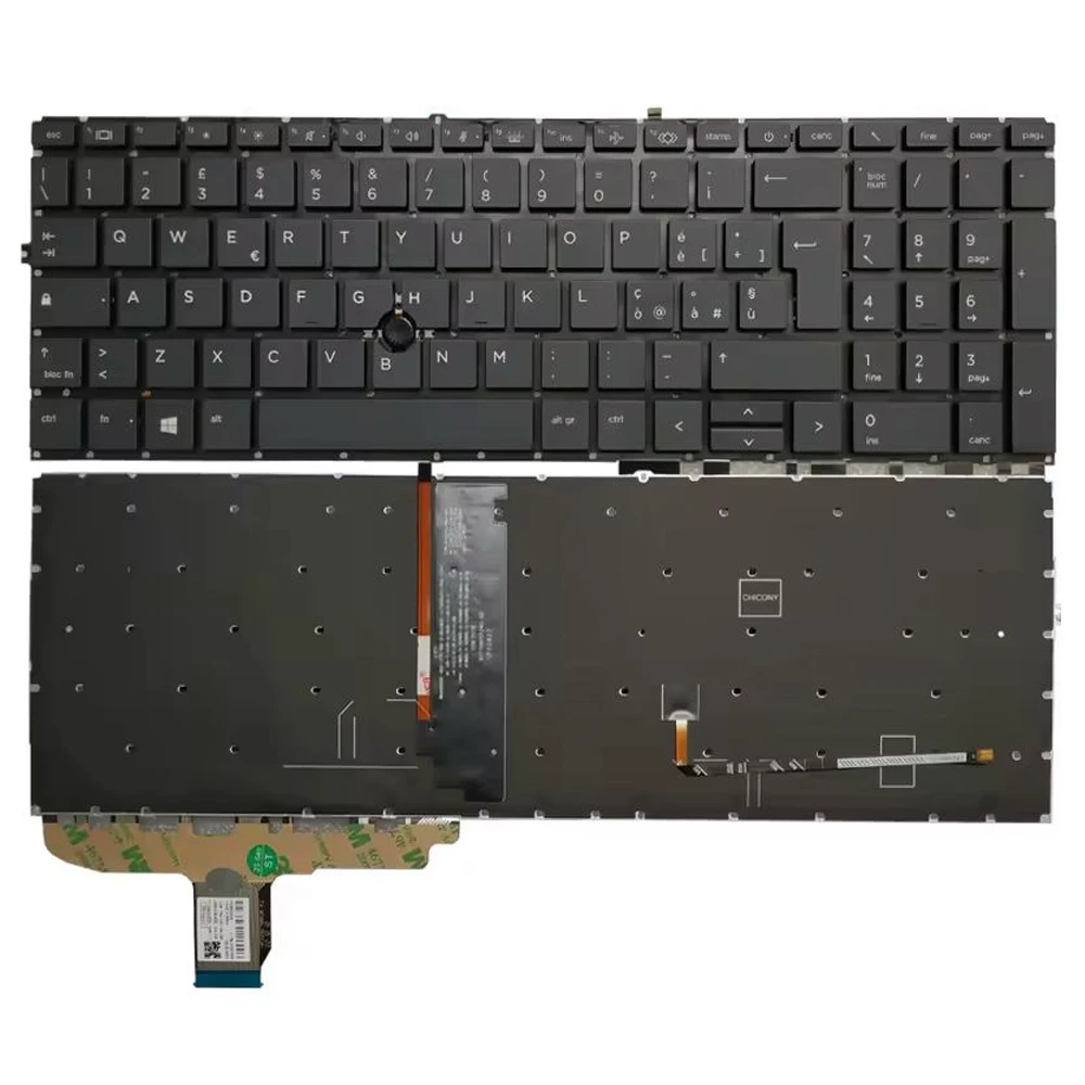 

XIN- Spanish-French-Italy Backlit Laptop Keyboard For HP EliteBook 850 G7 850 G8 855 G7 855 G8
