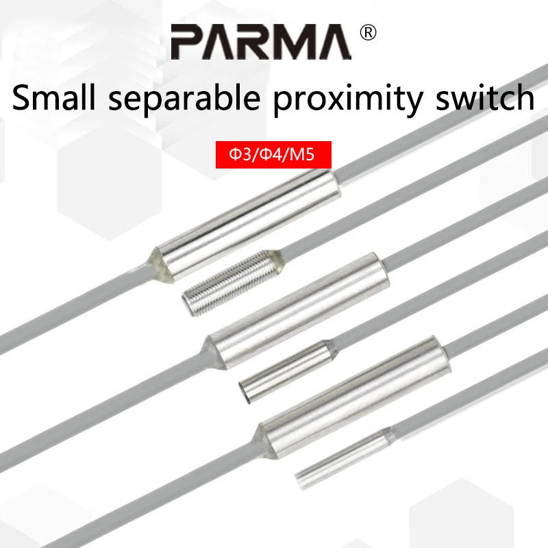 

PARMA Inductive Proximity Switch Sensor M4 Series Sensing Distance 1mm High Quality Non-Flush Flush 6-36V NPN PNP