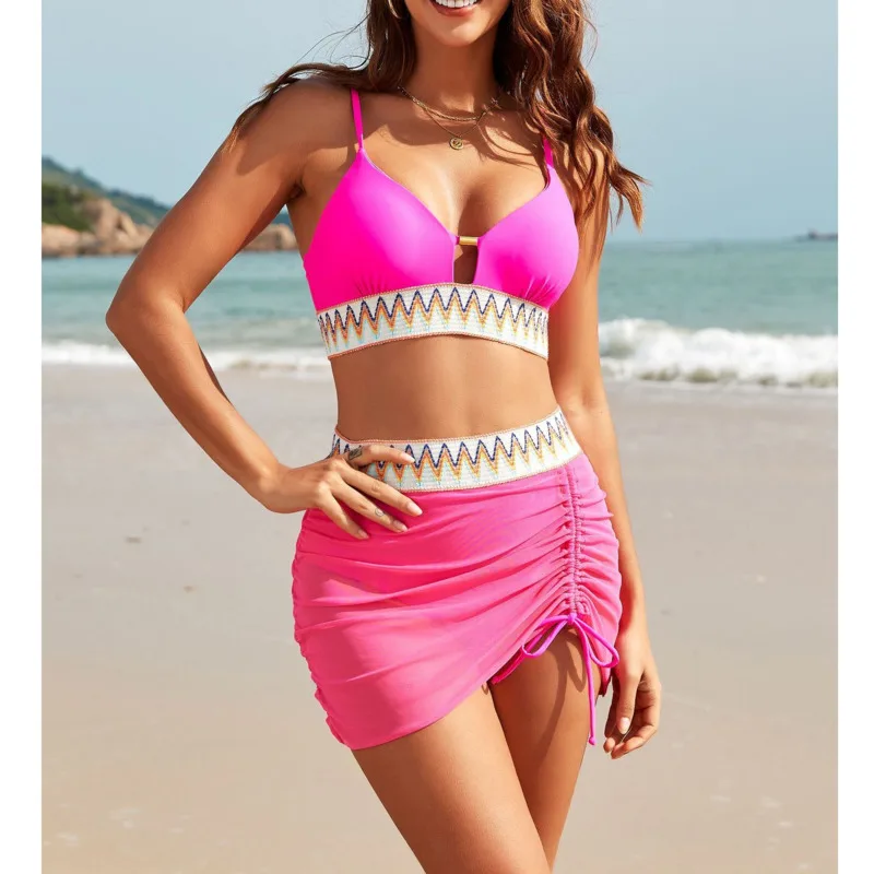 

Летние сексуальные купальники-бикини, женские купальники с эффектом пуш-ап, женские пляжные купальники, купальные костюмы, бразильский комплект бикини, купальщица в бассейне 2026