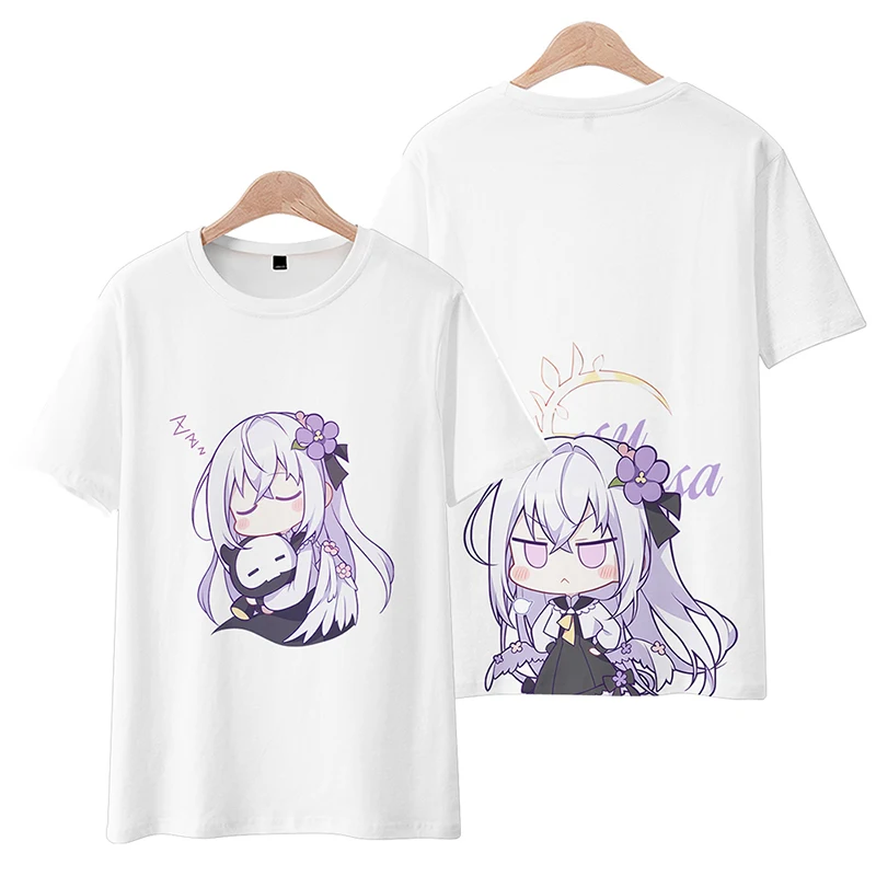 Anime Blue Archive 3D Print Oversized T Shirt Women Men Summer Fashion O-neck Short Sleeve Funny Tshirt Graphic Tees Streetwear