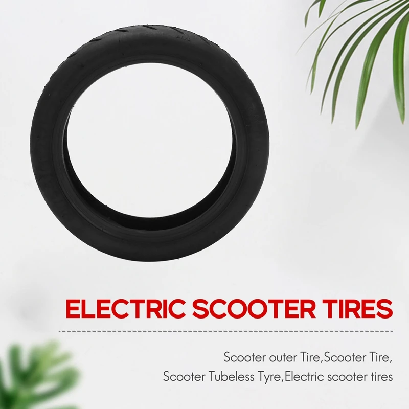 8.5 Inch 50/75-6.1 For Xiaomi M365 Electric Scooter Outer Tire Upgrade Tyre 8 1/2X2 Tubeless Tyre With Air Nozzle