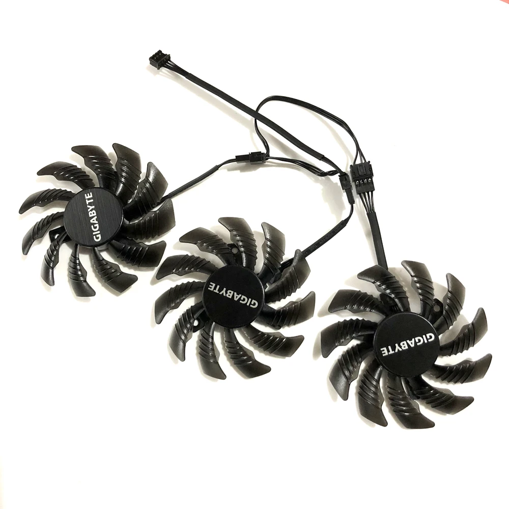 3Pcs/Set PLD08010S12HH,T128010SU,VGA Fan,For GIGABYTE GTX1080 WINDFORCE OC 8G,GTX 1080 ti Gaming,1060 G1 ROCK,Video GPU Card