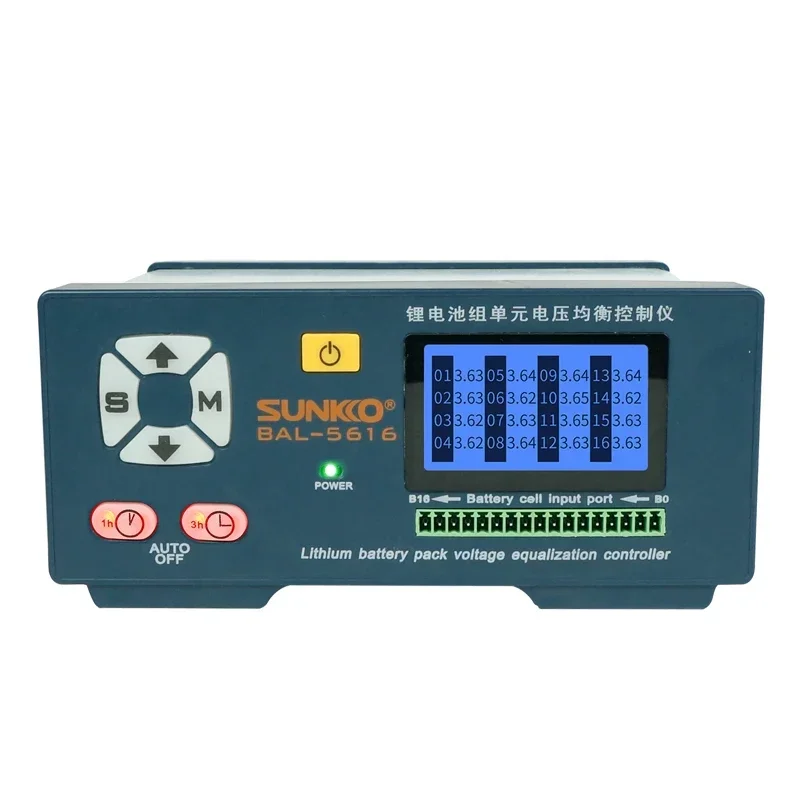 BAL-5616 2S~16S 5A battery digital euqalizer battery life power quality tester professional protection board tester