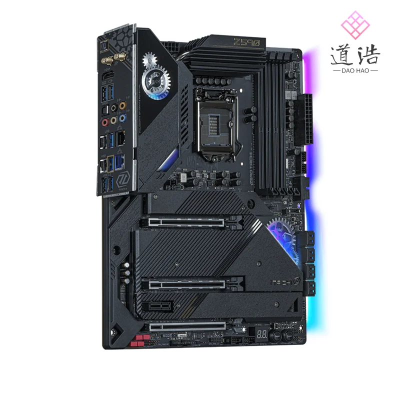 For Asrock Z590 TAICHI Motherboard 128GB HDMI M.2 LGA 1200 DDR4 ATX Z590 Mainboard 100% Tested Fully Work