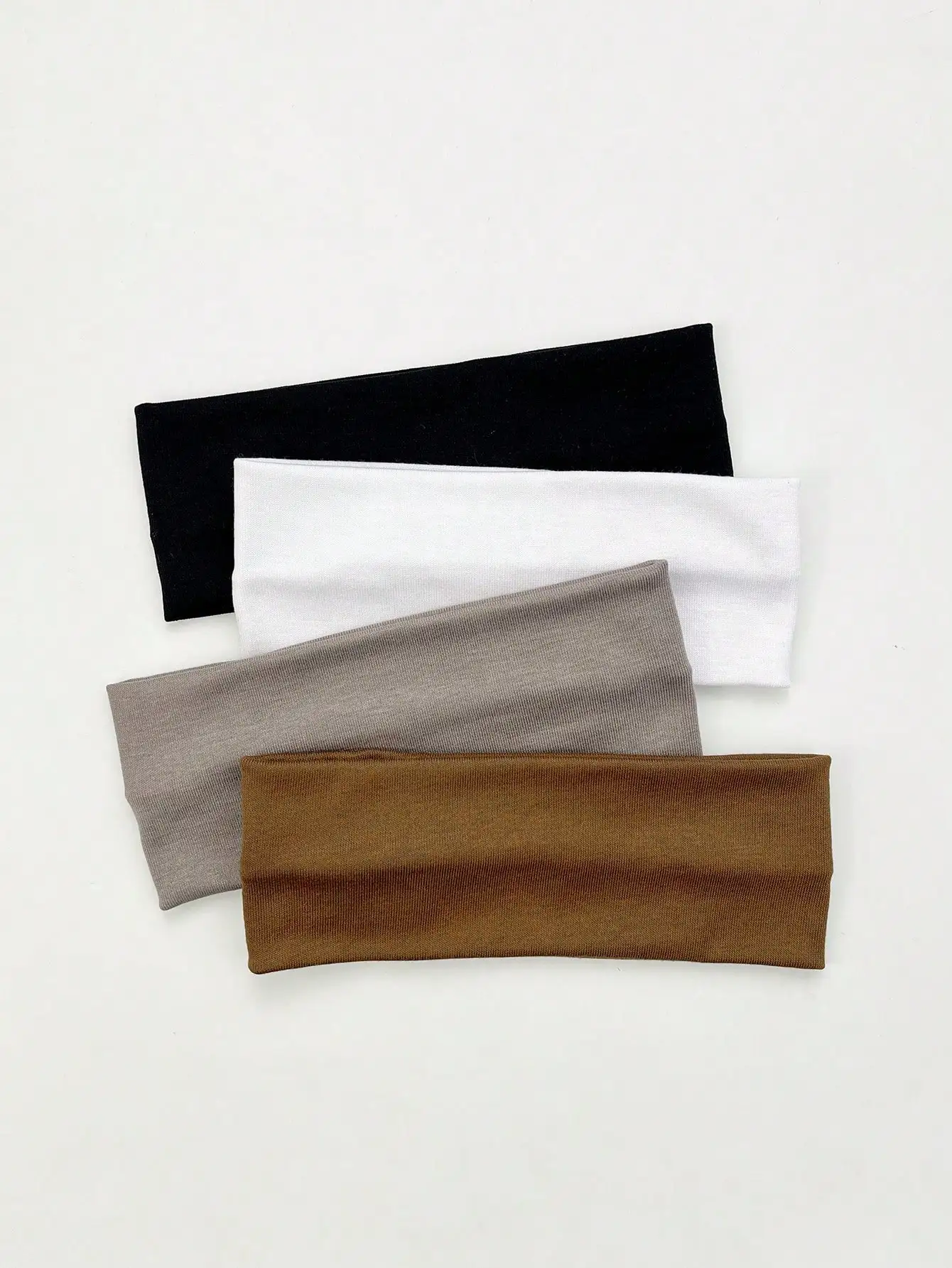 4pcs/set Women\'s simple casual sports headband, fashionable and versatile fitness yoga headband