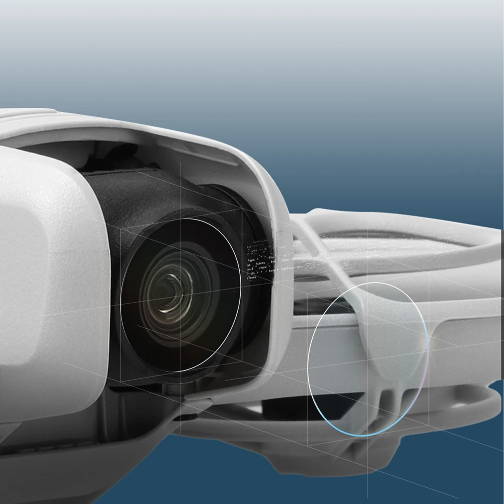 2Pcs 9H Lens Tempered Protective Film Explosion-Proof Lens Tempered Film Dustproof for DJI Neo Drone Accessories