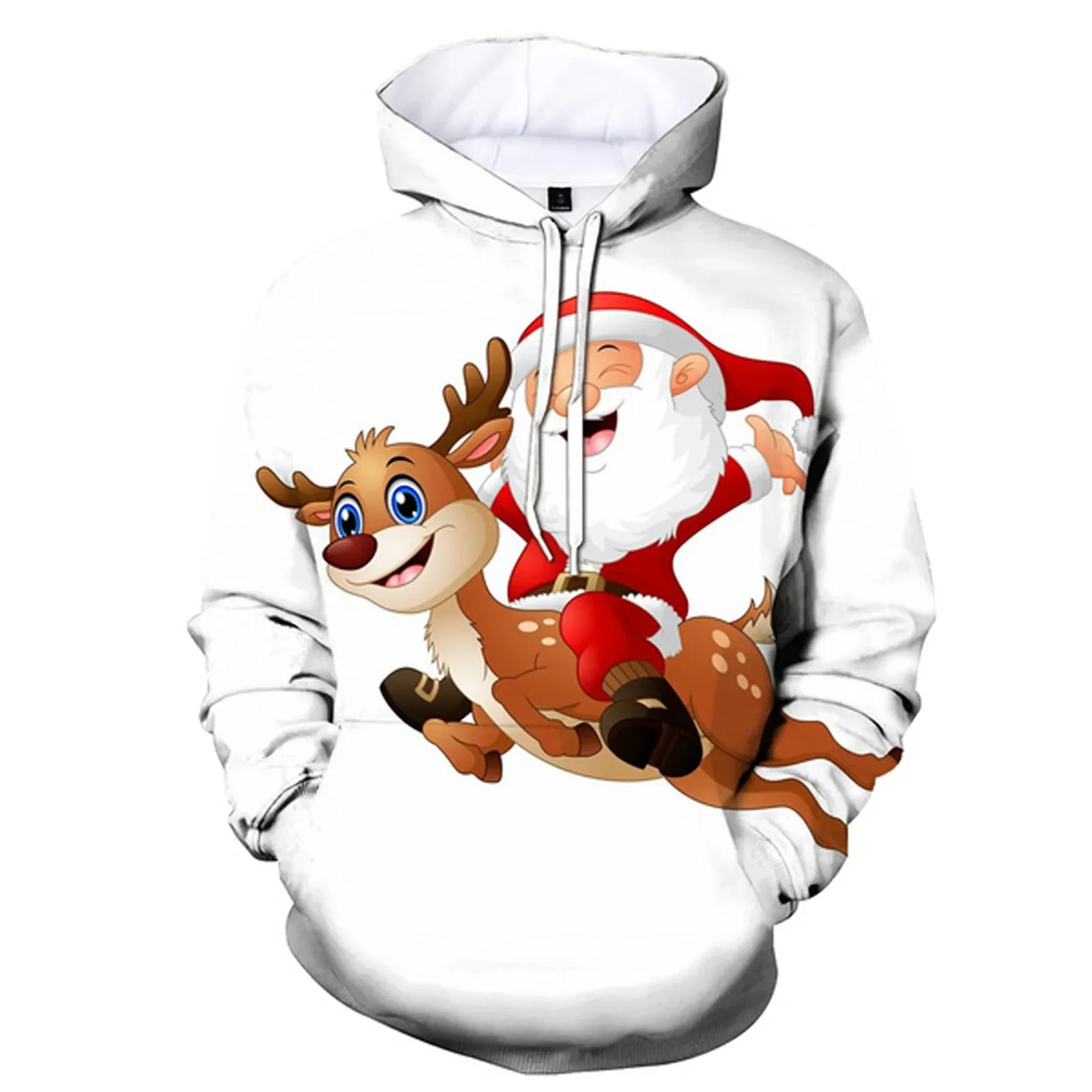 Christmas New Hoodies for Men Clothinig Winter Warm Hoodie Funny Kids Hooded Long Sleeve High-quality Pullovers Oversize Tops