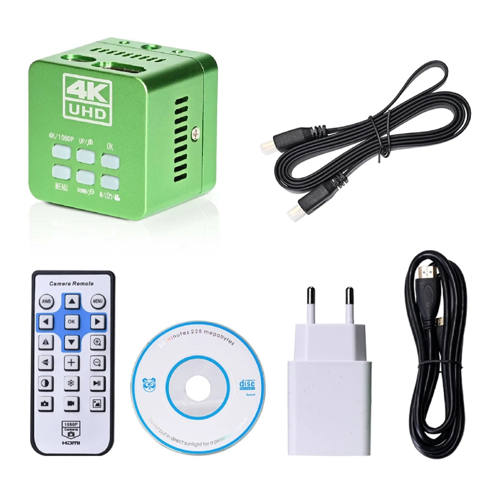 Image Acquisition Video Camera Devices Digital Zoom Infrared Remote Control 0.12A UltraHD 4K Industrial Camera