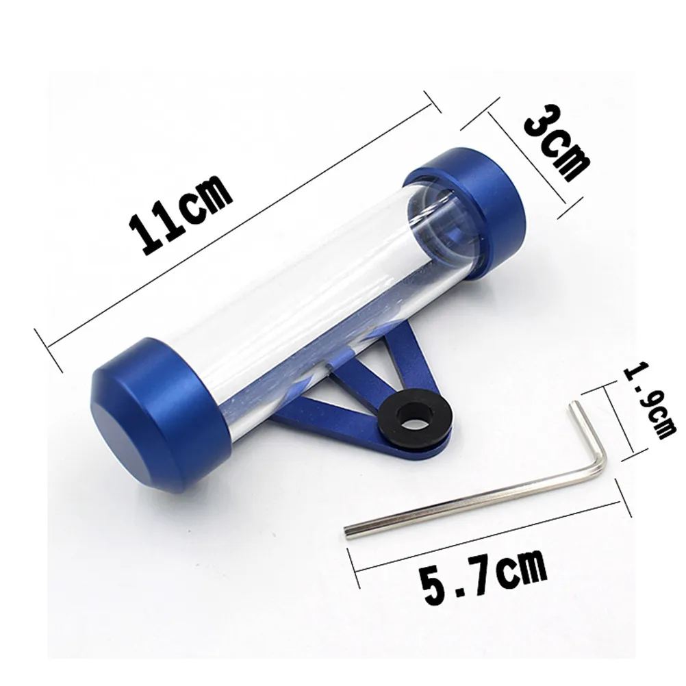 Waterproof Cylindrical Tax Holder 11x3mm for Motorcycle Motorbike Scooter Metal Plastic Tax Disc Protector