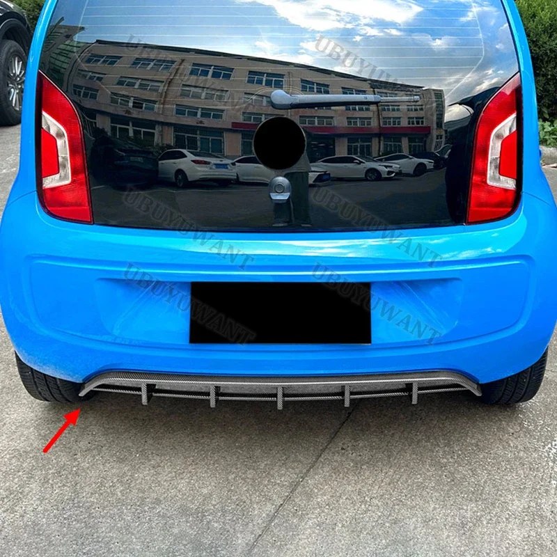 For Volkswagen UP 2011 2012 2013 2014 2015 High Quality Car Rear Bumper Diffuser Lip Spoiler Deflector Body Kit