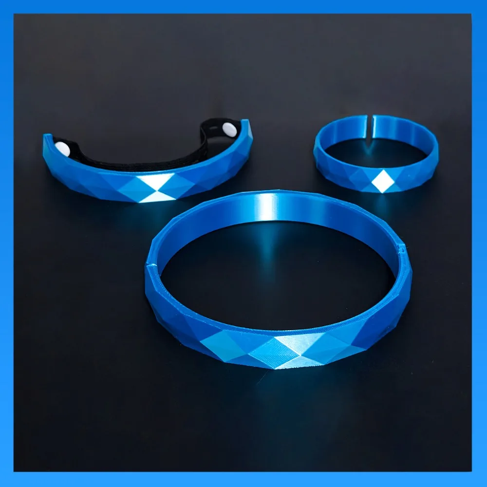 Arknights Amiya Cosplay Accessory Set Choker Props for Masquerade Dress Up Event