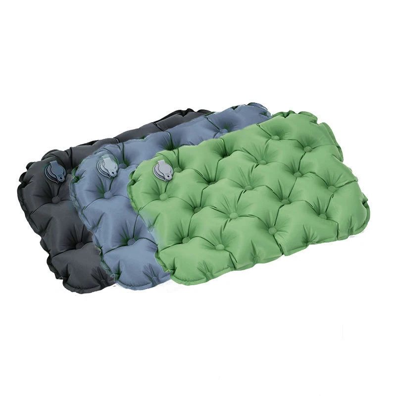

Outdoor Camping Mat For Sit Ultralight Inflatable Air Mattress One Seat Travel Cushion For Hiking Backpack Supplies Only 80g