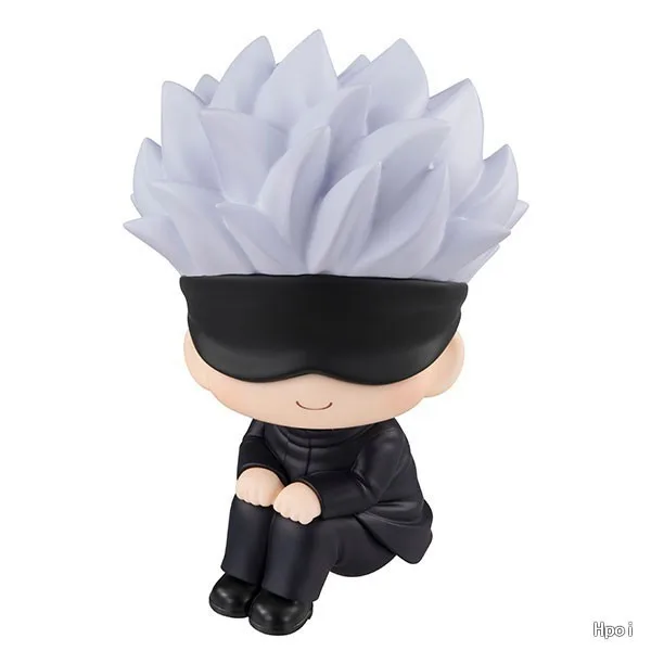 Niedliche Anime Jujutsu Kaisen Figuren Itadori Yuji Gojo Satori Fushiguro Megumi Kugisaki Kawaii Spielzeug Auto-Dekoration PVC-Modell Geschenk