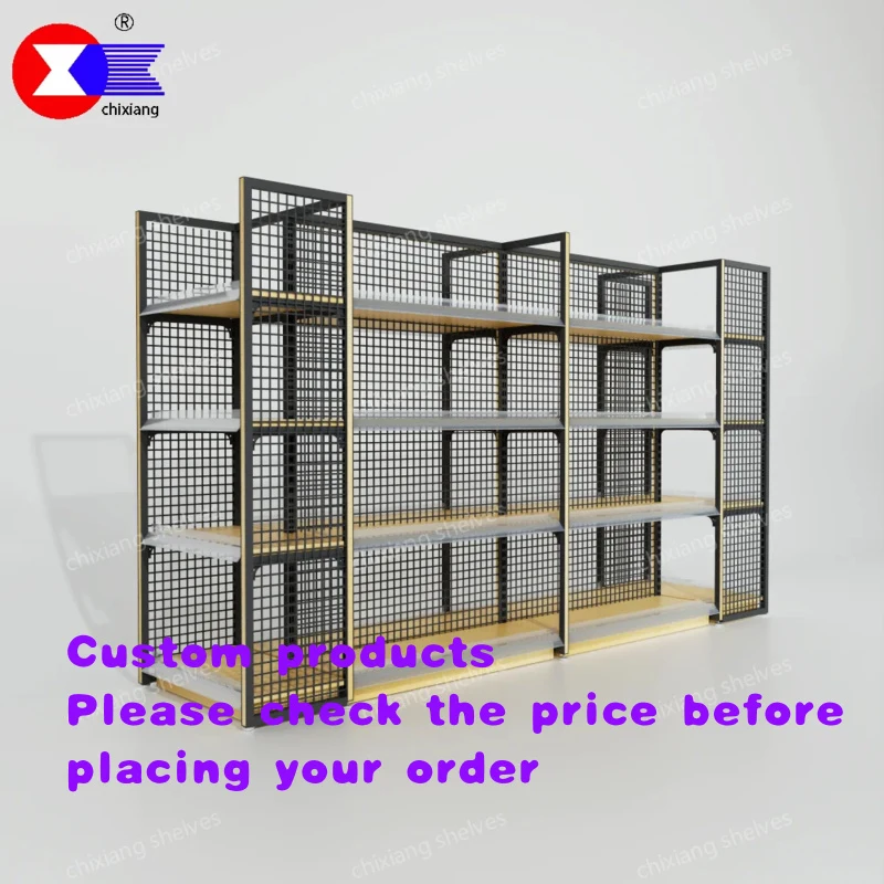 

custom.Warehousing Supermarket Supplies Retail Mesh Metal Display Stand with Price